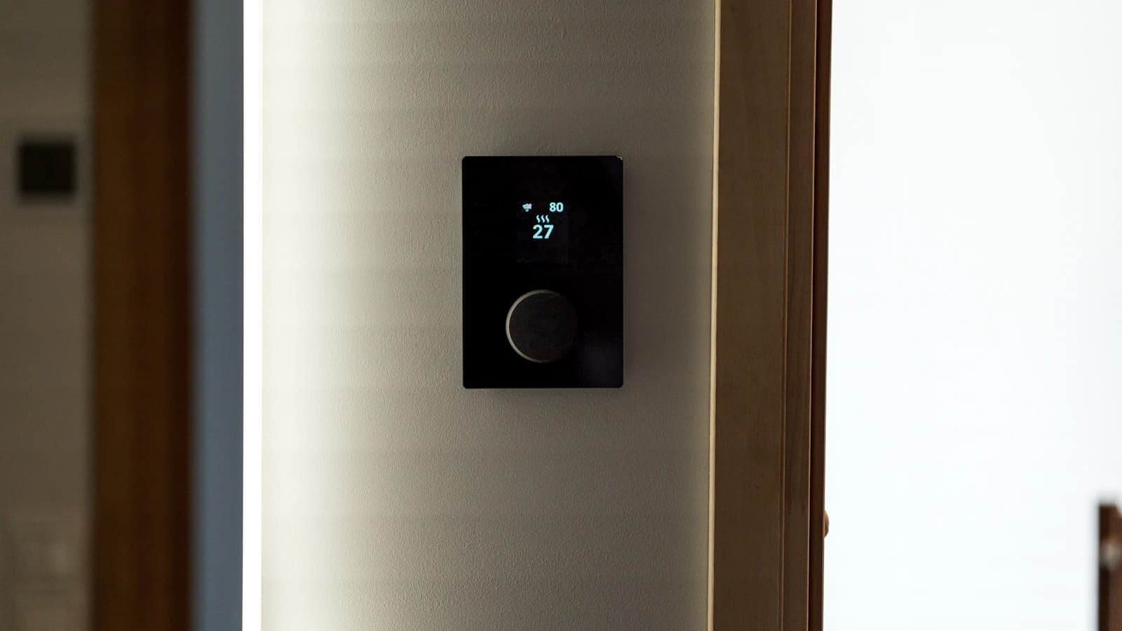 Bediening van slimme verlichting en verwarming via een tablet